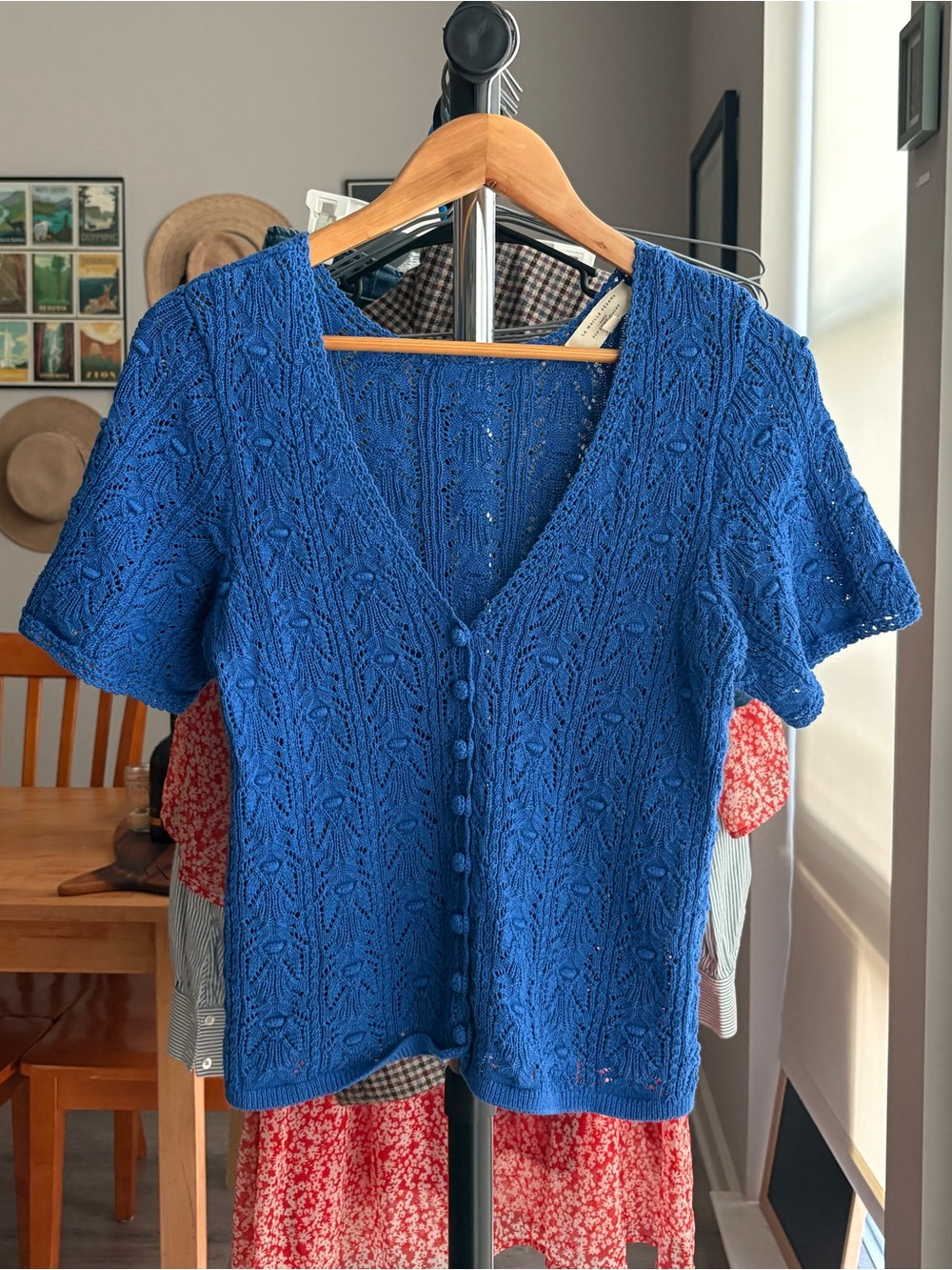 Sezane Electric Blue Cybele Jumper - Picture 3 of 7